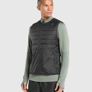 New Gymshark Running Gilet Black