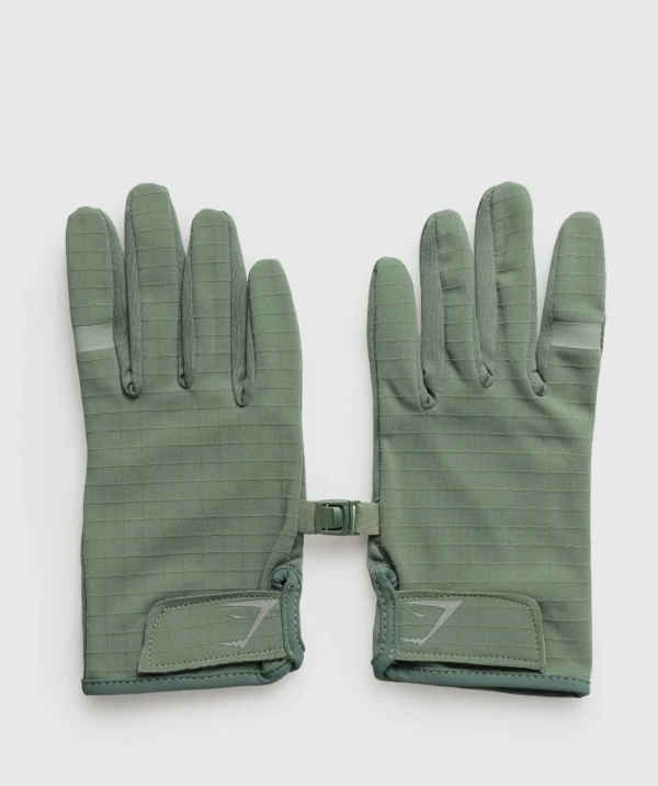 New Gymshark Running Glove UnitGreen