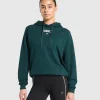 Clearance Gymshark Running Graphic Hoodie StrongTeal