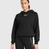 Clearance Gymshark Running Graphic Hoodie Black