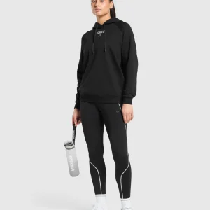 Clearance Gymshark Running Graphic Hoodie Black