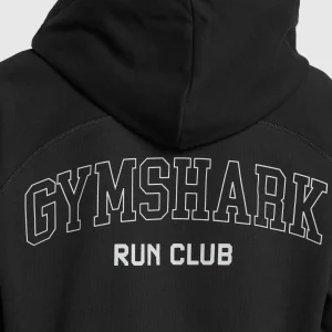 Clearance Gymshark Running Graphic Hoodie Black