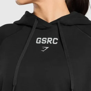 Clearance Gymshark Running Graphic Hoodie Black