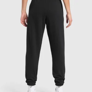 New Gymshark Running Graphic Joggers Black