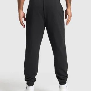 Clearance Gymshark Running Graphic Joggers Black