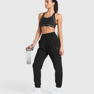 New Gymshark Running Graphic Joggers Black