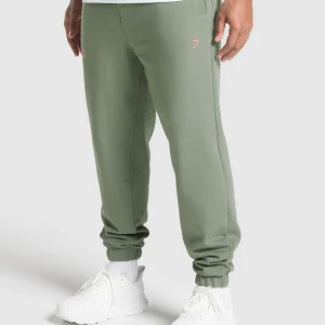 Best Gymshark Running Graphic Joggers UnitGreen