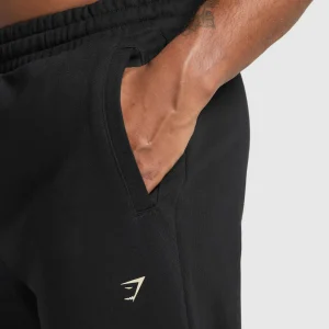 Clearance Gymshark Running Graphic Joggers Black