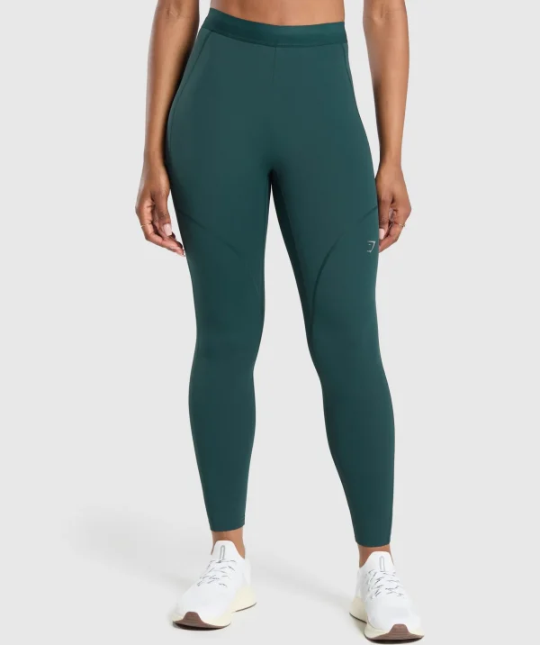 Hot Gymshark Running Leggings StrongTeal