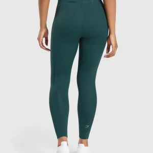 Hot Gymshark Running Leggings StrongTeal