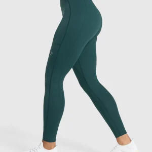 Hot Gymshark Running Leggings StrongTeal