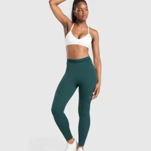 Hot Gymshark Running Leggings StrongTeal