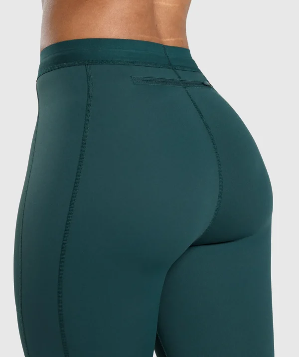 Hot Gymshark Running Leggings StrongTeal