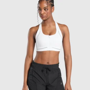 Clearance Gymshark Running Sports Bra White