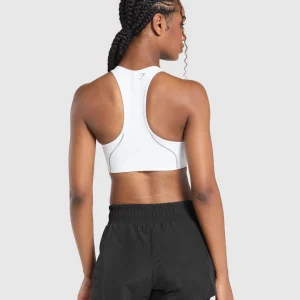 Clearance Gymshark Running Sports Bra White