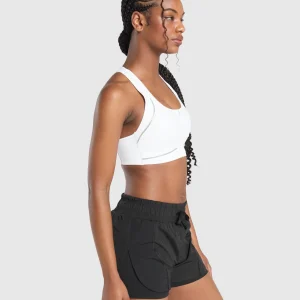 Clearance Gymshark Running Sports Bra White