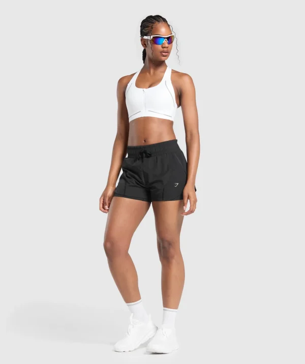 Clearance Gymshark Running Sports Bra White