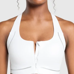 Clearance Gymshark Running Sports Bra White