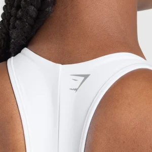 Clearance Gymshark Running Sports Bra White