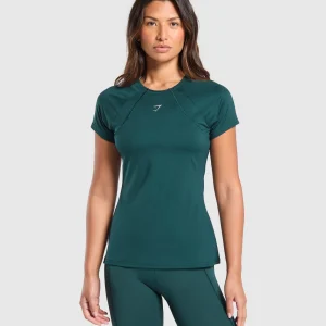 Clearance Gymshark Running Top StrongTeal