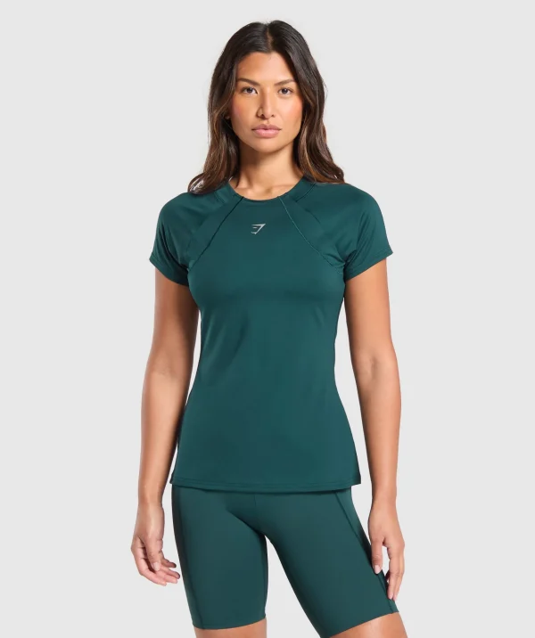 Clearance Gymshark Running Top StrongTeal