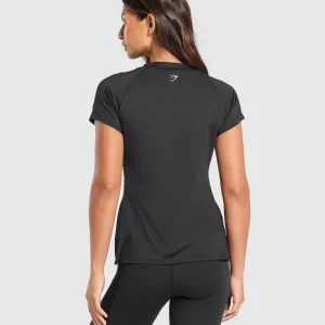 Fashion Gymshark Running Top Black