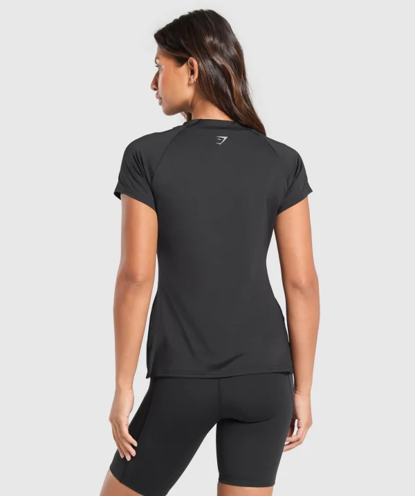 Fashion Gymshark Running Top Black