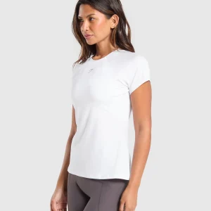 Online Gymshark Running Top White