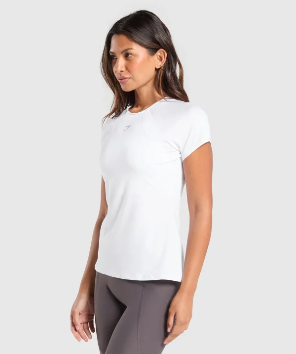 Online Gymshark Running Top White