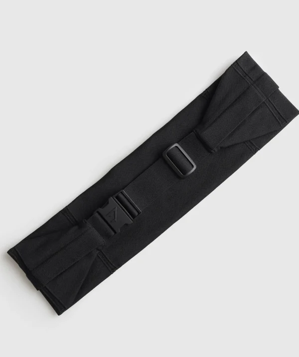 Hot Gymshark Running Waist Belt Black