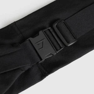 Hot Gymshark Running Waist Belt Black