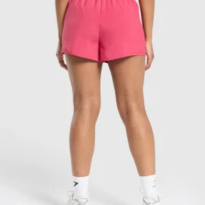 Best Gymshark Scallop Hem Shaped Shorts VintagePink