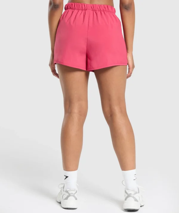 Best Gymshark Scallop Hem Shaped Shorts VintagePink