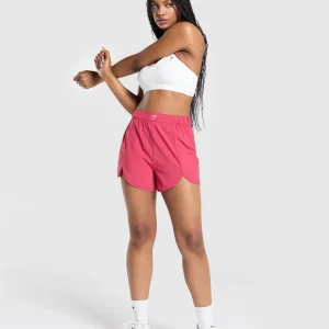 Best Gymshark Scallop Hem Shaped Shorts VintagePink