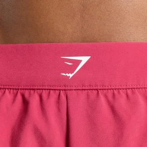 Best Gymshark Scallop Hem Shaped Shorts VintagePink