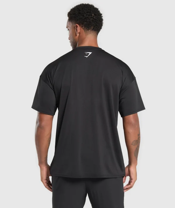 New Gymshark Script Graphic T-Shirt Black