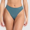 Best Gymshark Seamless High Leg Thong CargoBlue