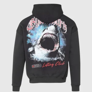 Best Gymshark Shark Hoodie Black