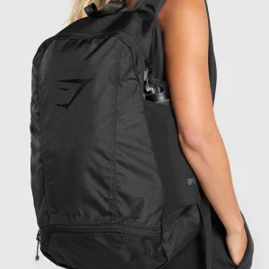 Outlet Gymshark Sharkhead Backpack Black