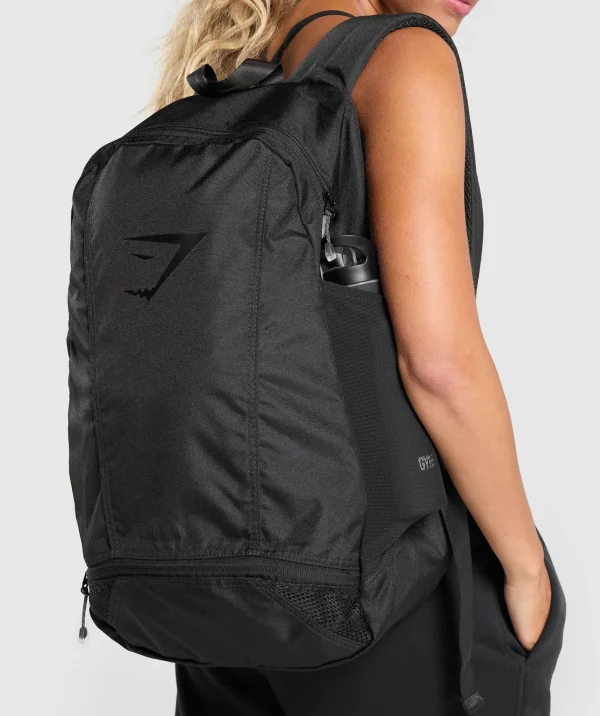 Outlet Gymshark Sharkhead Backpack Black