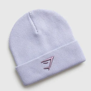 Sale Gymshark Sharkhead Beanie SilverLilac