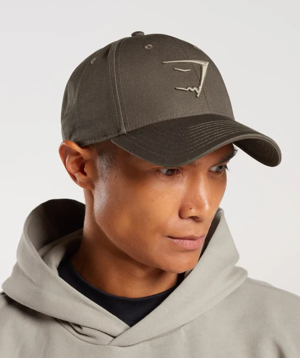 Discount Gymshark Sharkhead Cap CamoBrown