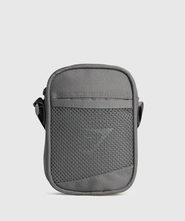 Discount Gymshark Sharkhead Side Bag GraphiteGrey