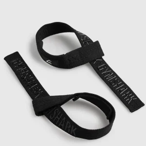 Clearance Gymshark Silicone Lifting Straps Black