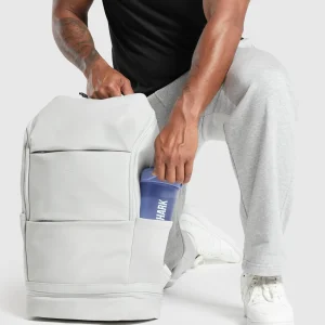 Best Gymshark Sleek Backpack LightGrey