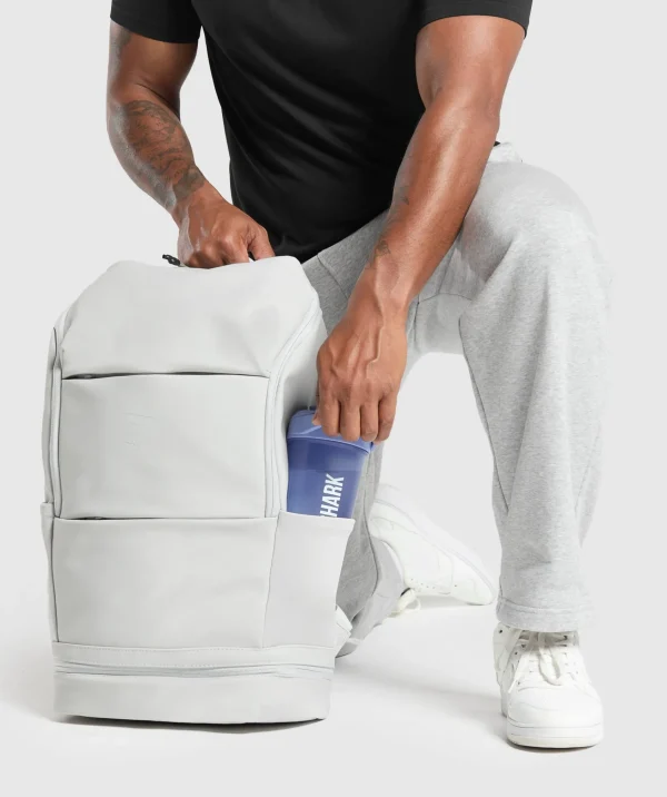 Best Gymshark Sleek Backpack LightGrey