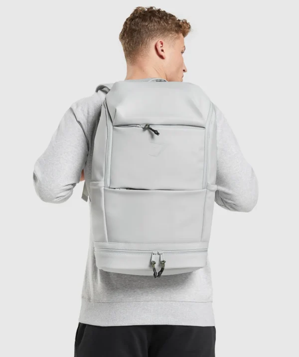 Best Gymshark Sleek Backpack LightGrey