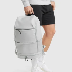 Best Gymshark Sleek Backpack LightGrey