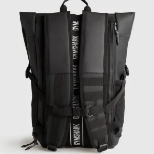 Online Gymshark Sleek Backpack Roll Top Black