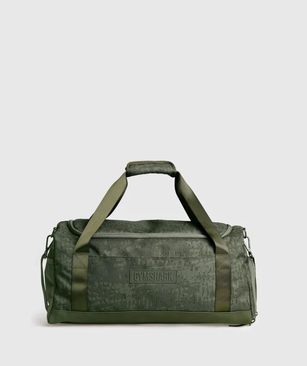 Sale Gymshark Small Everyday Print Holdall WinterOlive